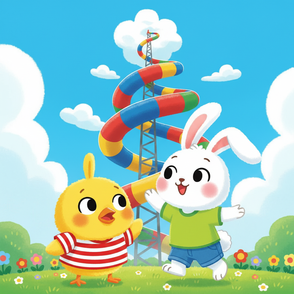 ぴっぴの たかい たかい すべりだい