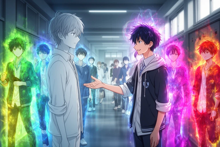 無色のプリズム、灰色の楽園