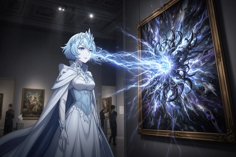 共鳴するエーテルノヴァと氷の心眼