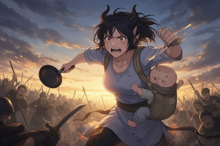 『魔王ママの育児日誌　～世界を滅ぼすその手で、ミルクの適温を測る～』