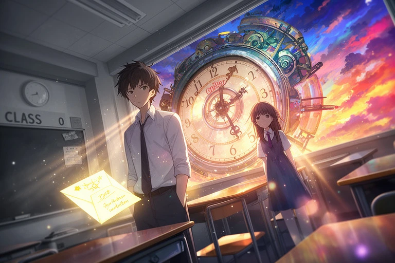 秒針のない時計と、灰色の教室で待つ君へ