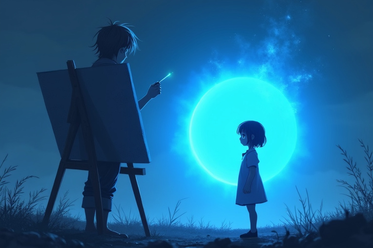 アクロミアの空に、君の青を描く