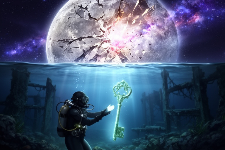 虚構の月、深海の柩