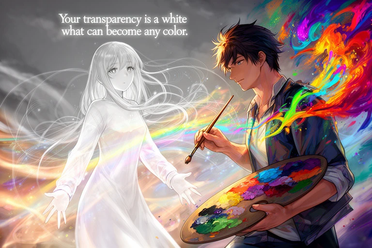 透き通る恋と、虹を織る糸