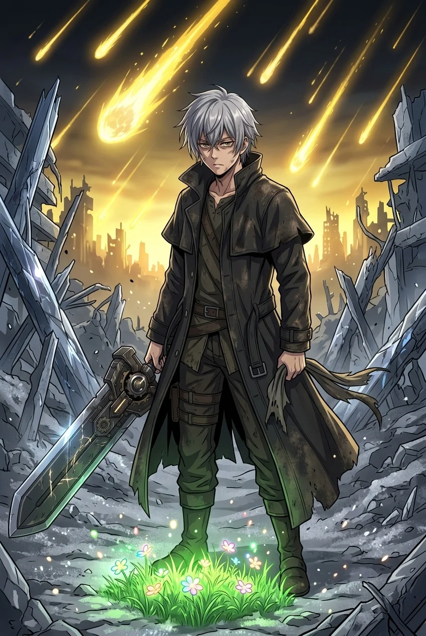 灰の空に瑠璃の君を想う