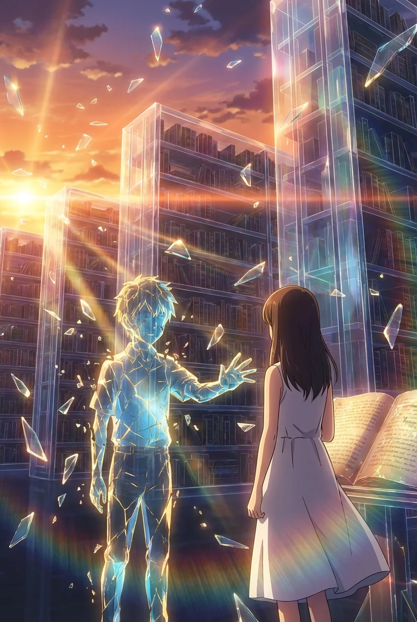 最果ての図書館と、君を綴る硝子のペン