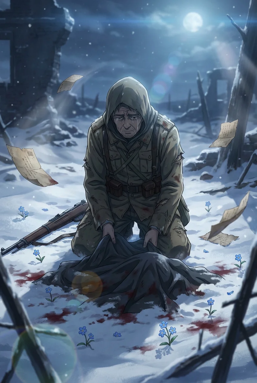 青い花と黒い手紙