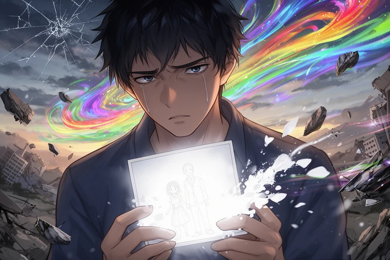 白紙の心、虹の絆