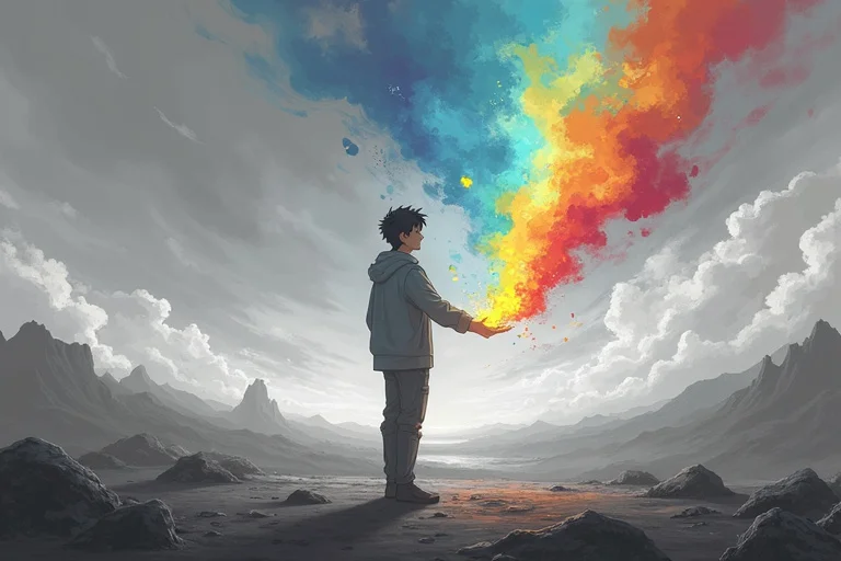 灰色の空と忘却の色彩