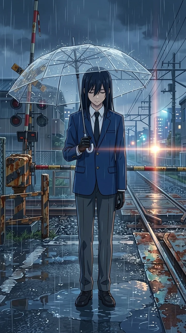 錆びた線路と透明な檻の君