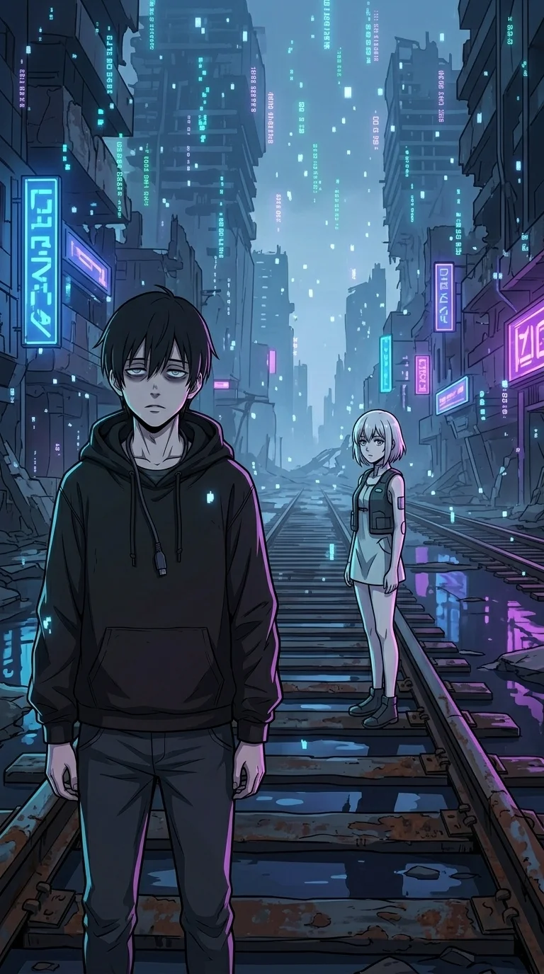 電子雪の降る夜、君というノイズを愛した