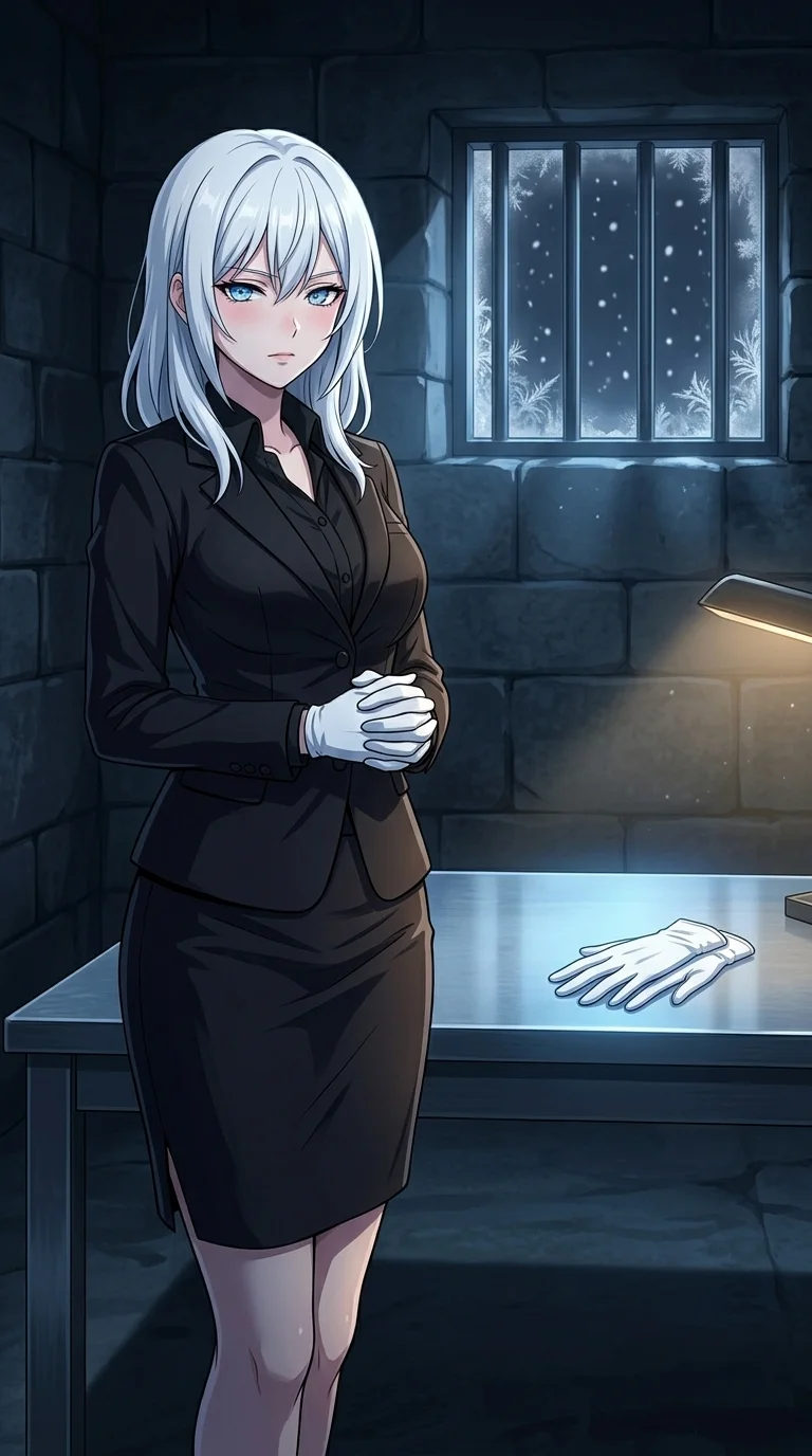 凍てつく秒針と白の結界：疵痕に落ちた口づけ