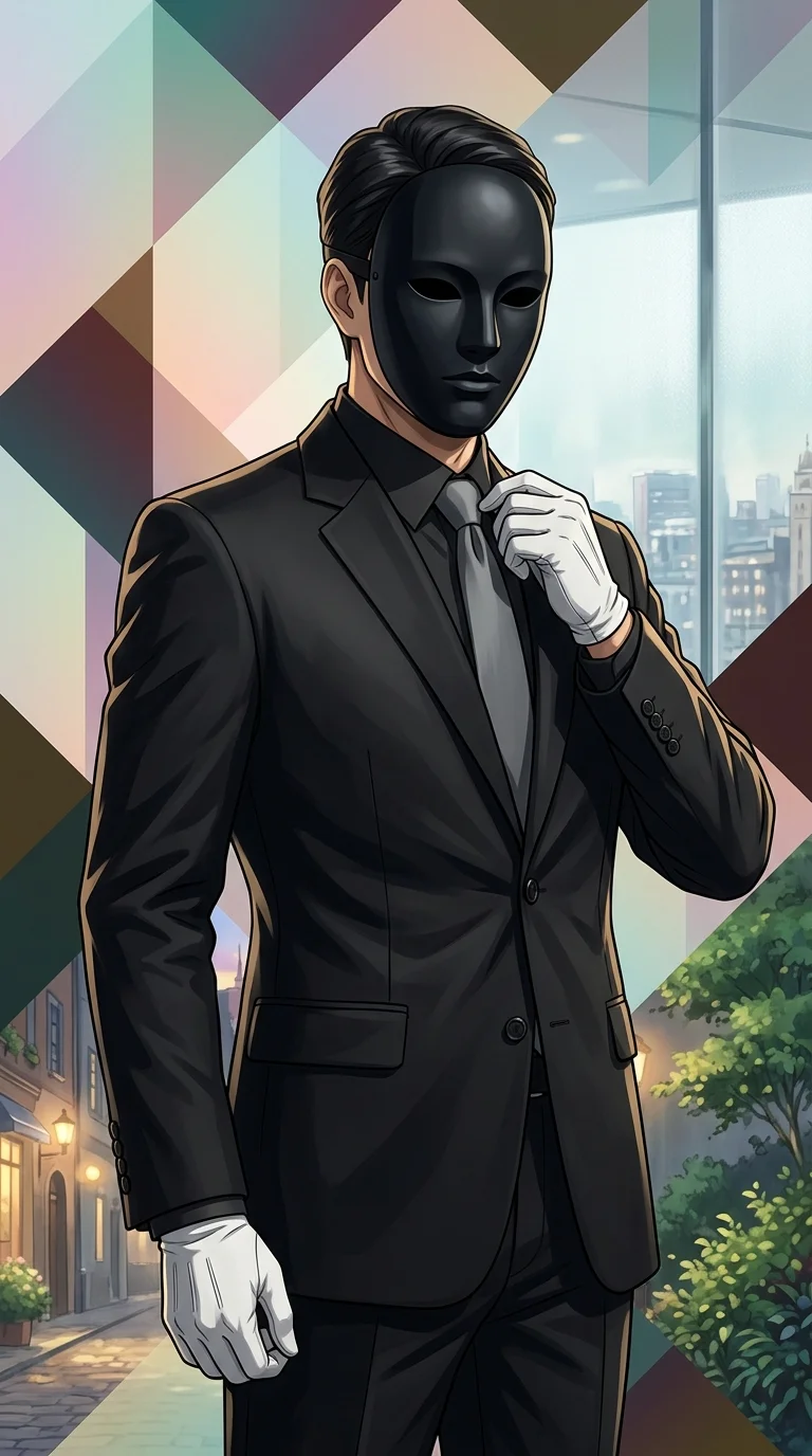 黒服の男