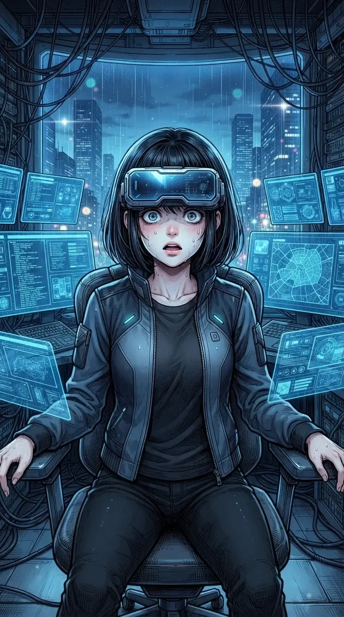 電脳の檻：アイリス・レインの屈服配信