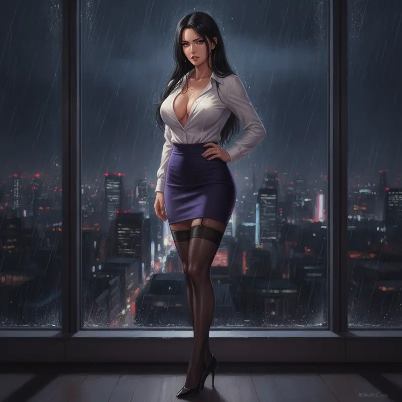 敗北の女帝と服越しの熱情