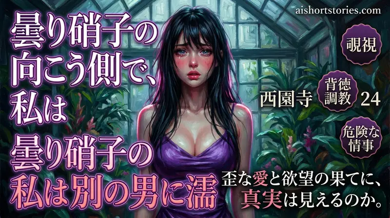 曇り硝子の向こう側で、私は別の男に濡れる