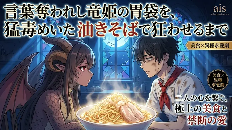 言葉奪われし竜姫の胃袋を、猛毒めいた油そばで狂わせるまで