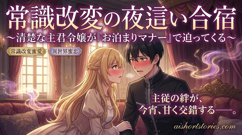 常識改変の夜這い合宿〜清楚な主君令嬢が『お泊まりマナー』で迫ってくる〜