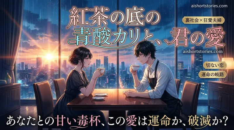 紅茶の底の青酸カリと、君の愛