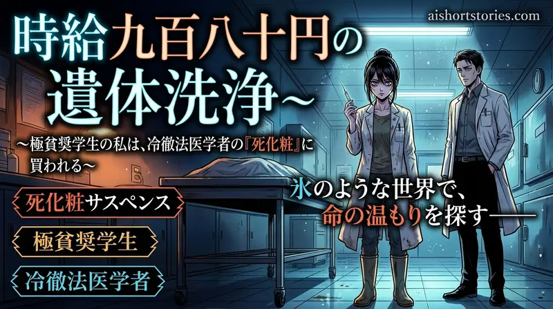 時給九百八十円の遺体洗浄〜極貧奨学生の私は、冷徹法医学者の『死化粧』に買われる〜
