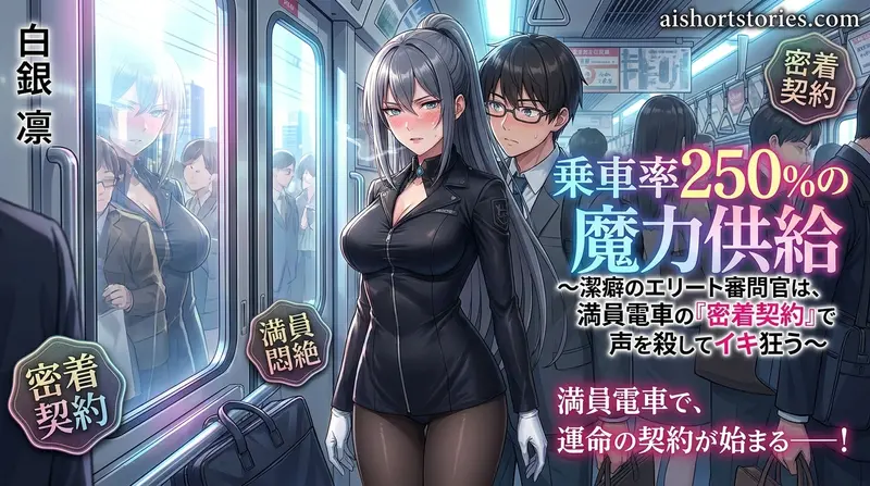 乗車率250%の魔力供給〜潔癖のエリート審問官は、満員電車の『密着契約』で声を殺してイキ狂う〜