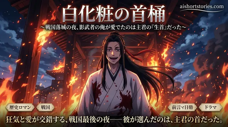 白化粧の首桶〜戦国落城の夜、影武者の俺が愛でたのは主君の『生首』だった〜