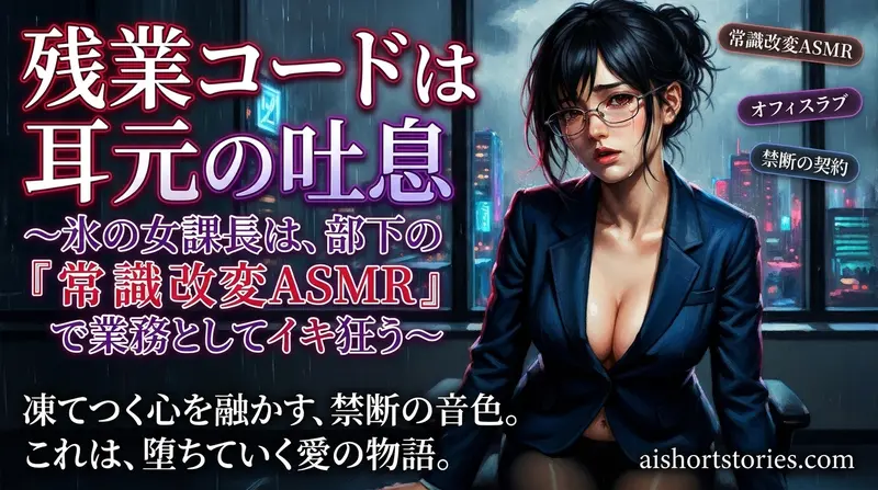 残業コードは耳元の吐息〜氷の女課長は、部下の『常識改変ASMR』で業務としてイキ狂う〜