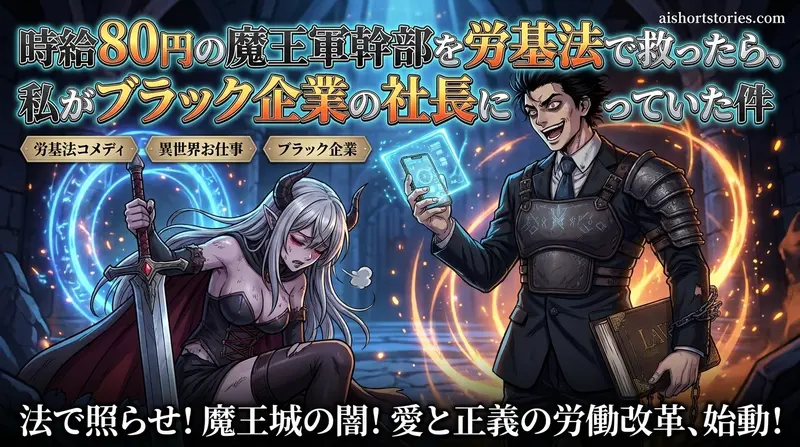 時給80円の魔王軍幹部を労基法で救ったら、私がブラック企業の社長になっていた件