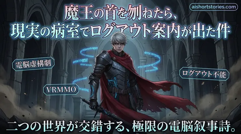魔王の首を刎ねたら、現実の病室でログアウト案内が出た件