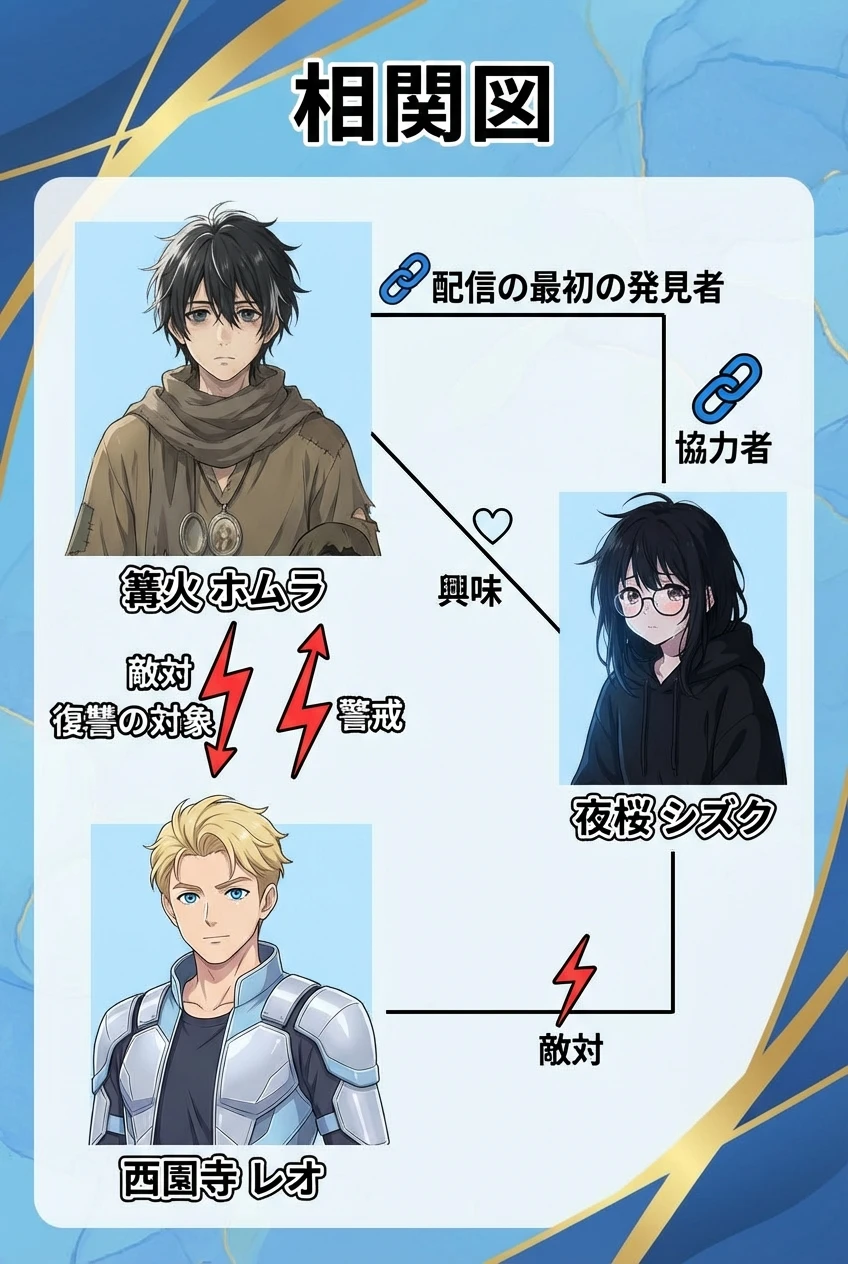 遺言配信、同接一億人の復讐劇