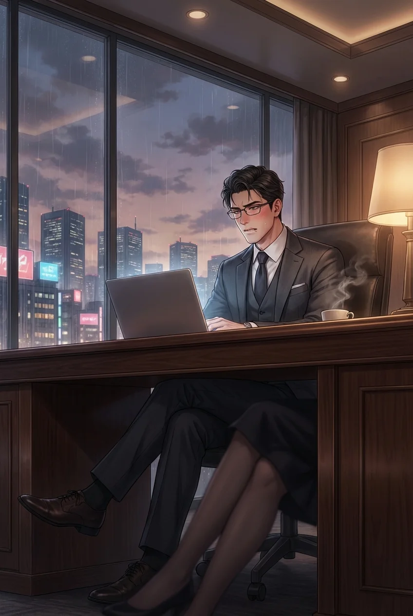 執行役員の氷のような指先