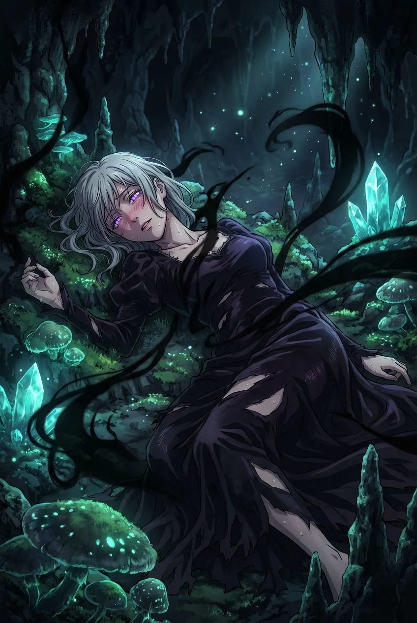 奈落に堕ちた悪役令嬢は、不定形の闇に苗床として愛される