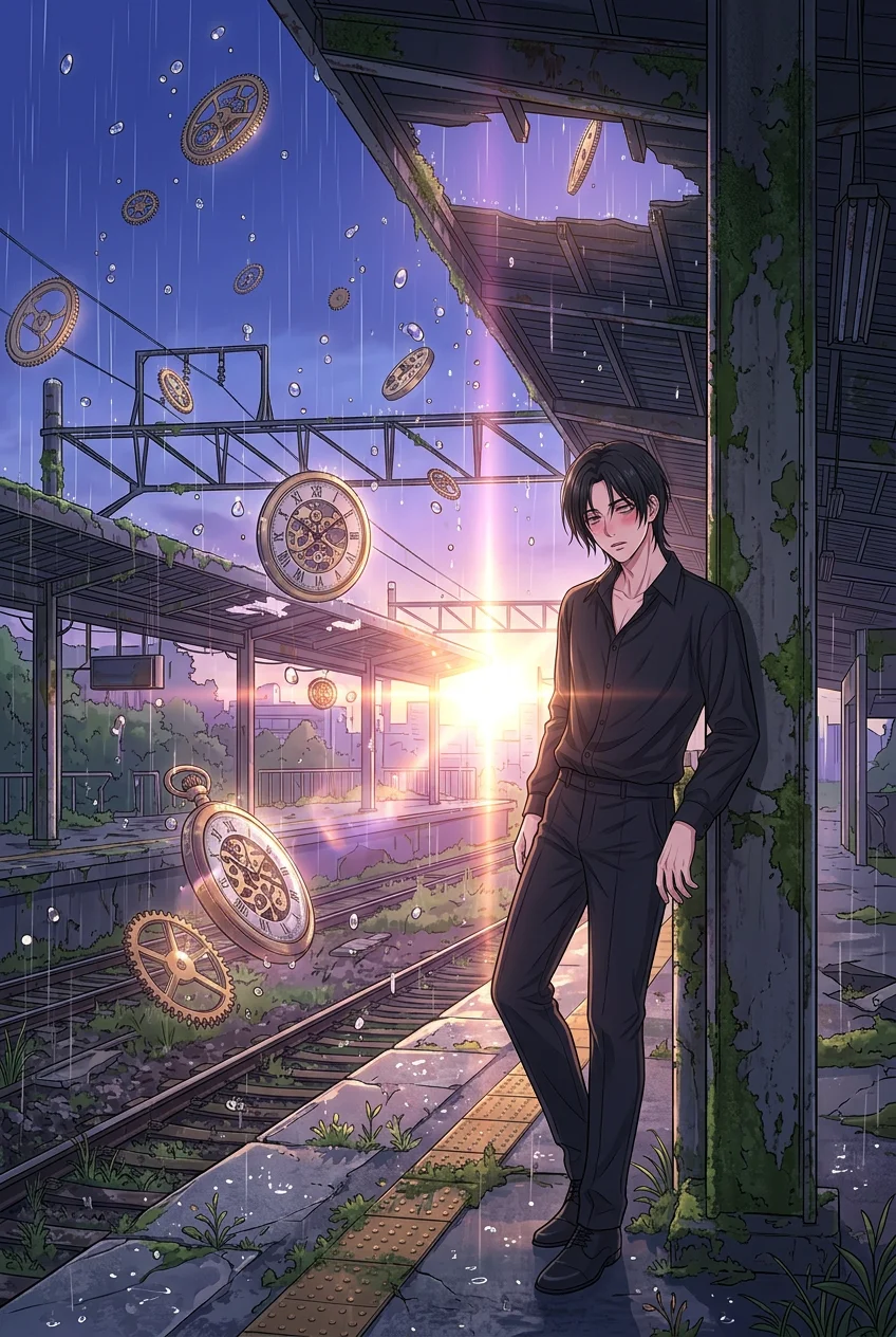 逆行する雨粒と泥棒の秒針