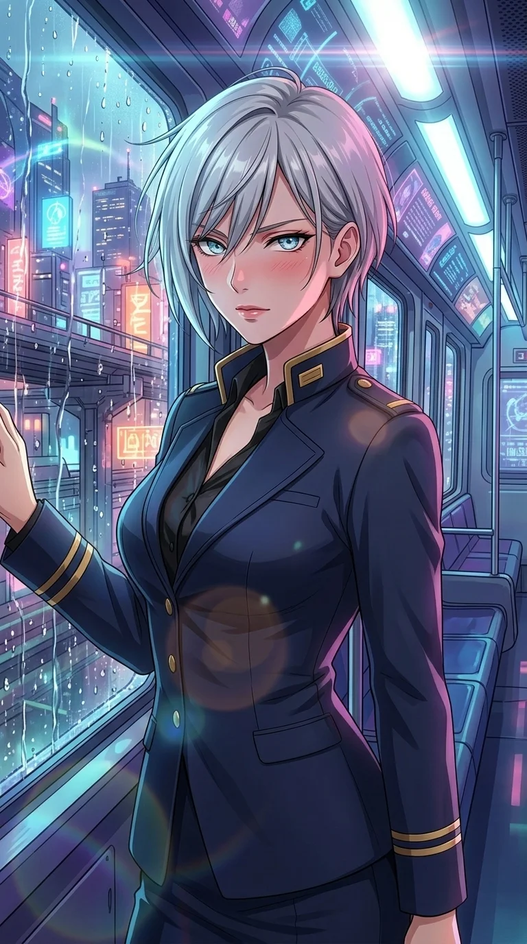 【網膜ジャック】完璧な監視官は、群衆の中で遠隔絶頂に堕ちる