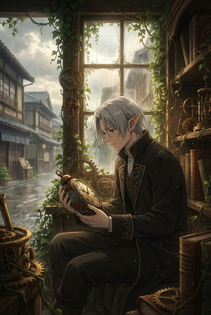 秒針の止まった神殿で、君と