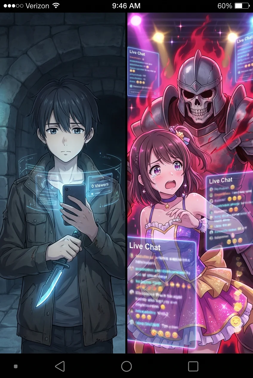 同接１人の救世主（メシア）　〜そのダンジョンは、視聴者数（数字）で殺しに来る〜