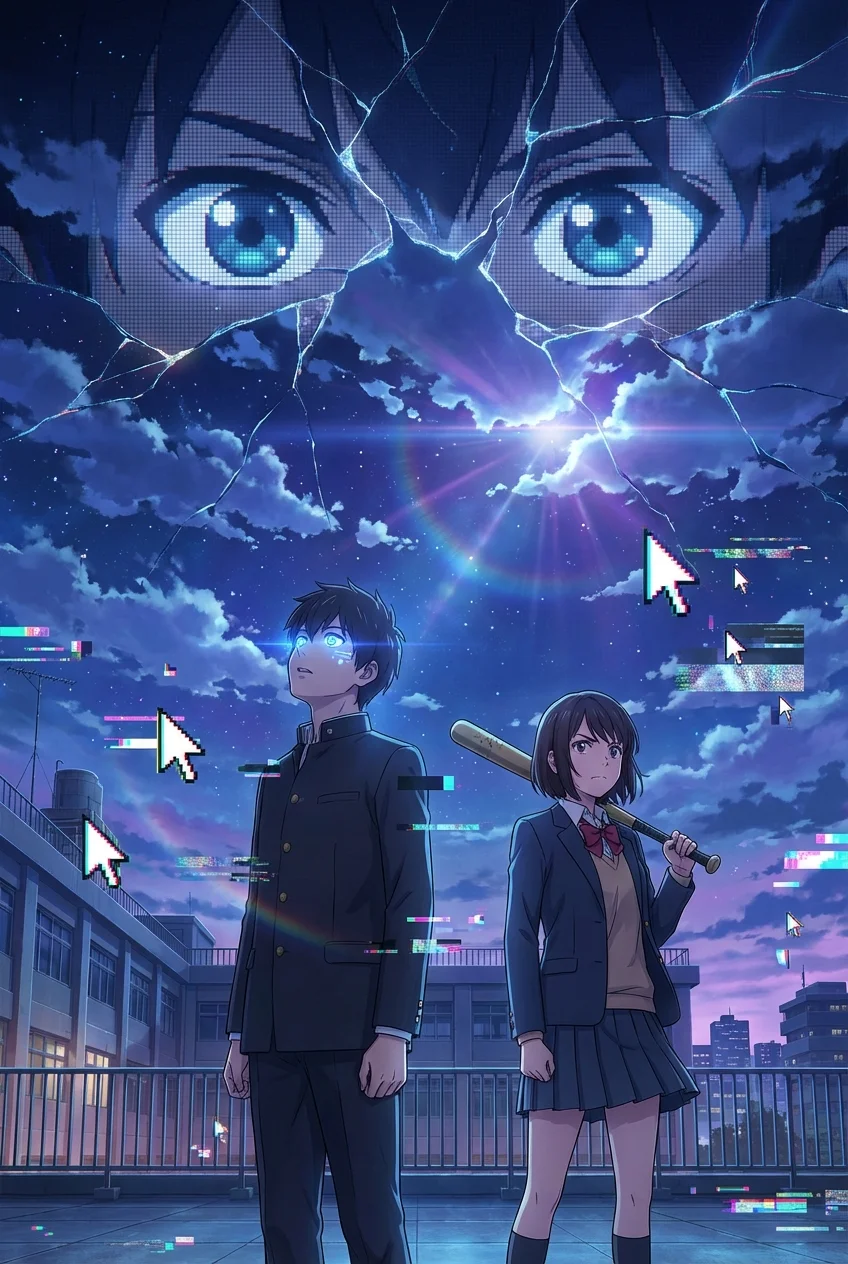 空が割れるノイズの向こうで、僕らは青春をハックする