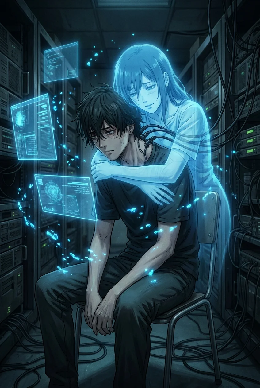 最後の筆致は、0と1の狭間で